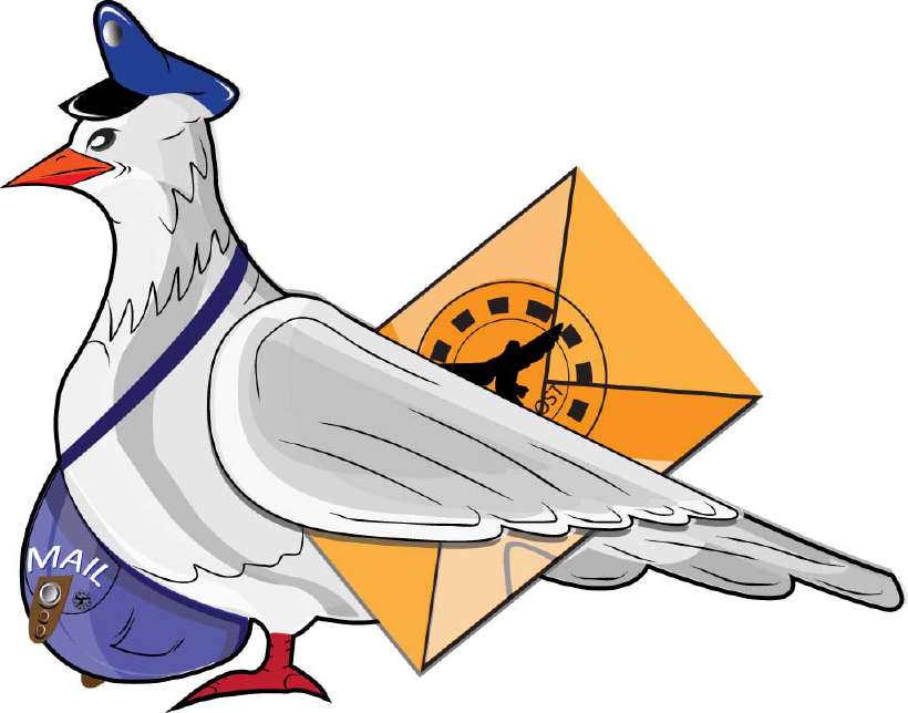 Pigeon post is the use of homing pigeons as messengers due to their natural homing abilities.
