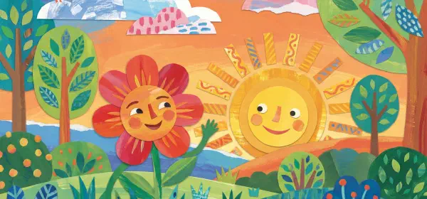 Illustration for The Red Flower