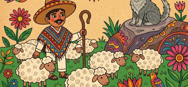 Illustration for The Shepherd's Mistake