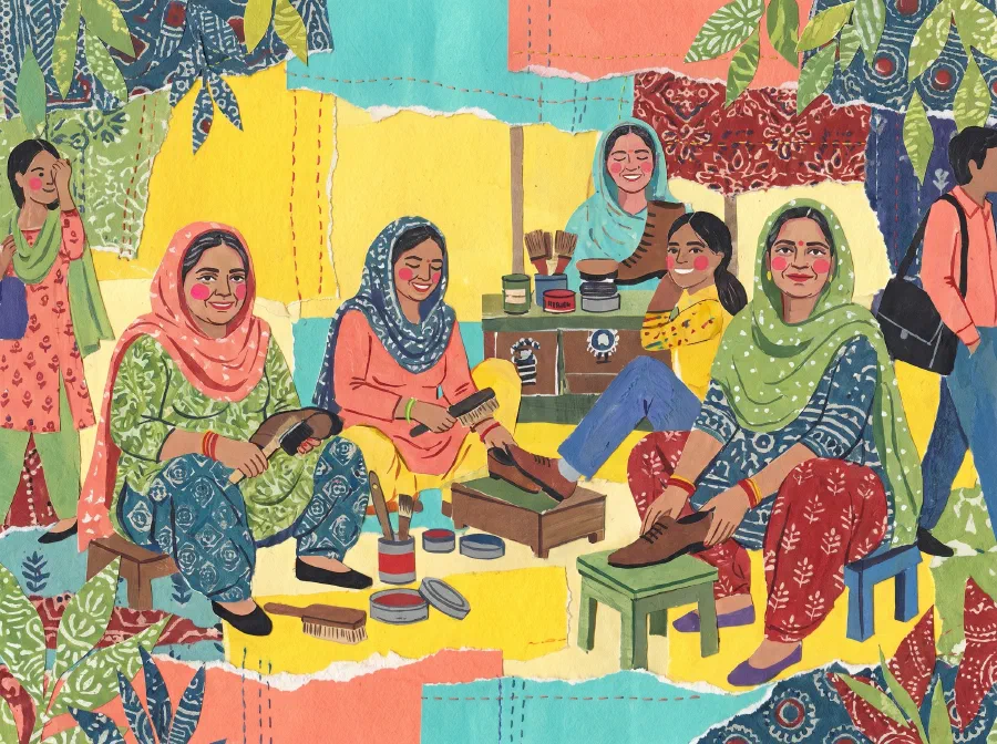 The Shoe-shine Women