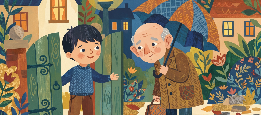 Illustration for The Silent Passer-by