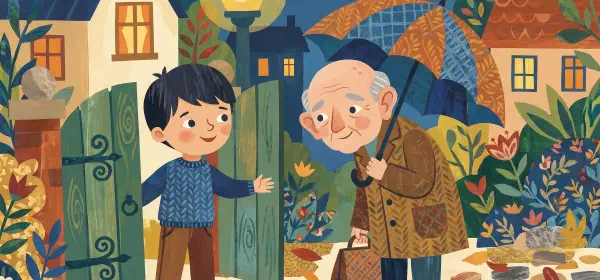 Illustration for The Silent Passer-by