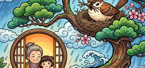 Illustration for The Sparrow's Nest