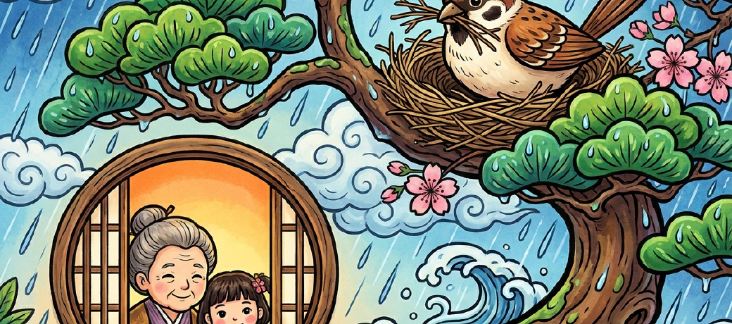 Illustration for The Sparrow's Nest