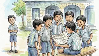 Illustration for The Stamp Album