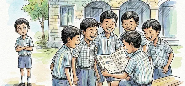 Illustration for The Stamp Album