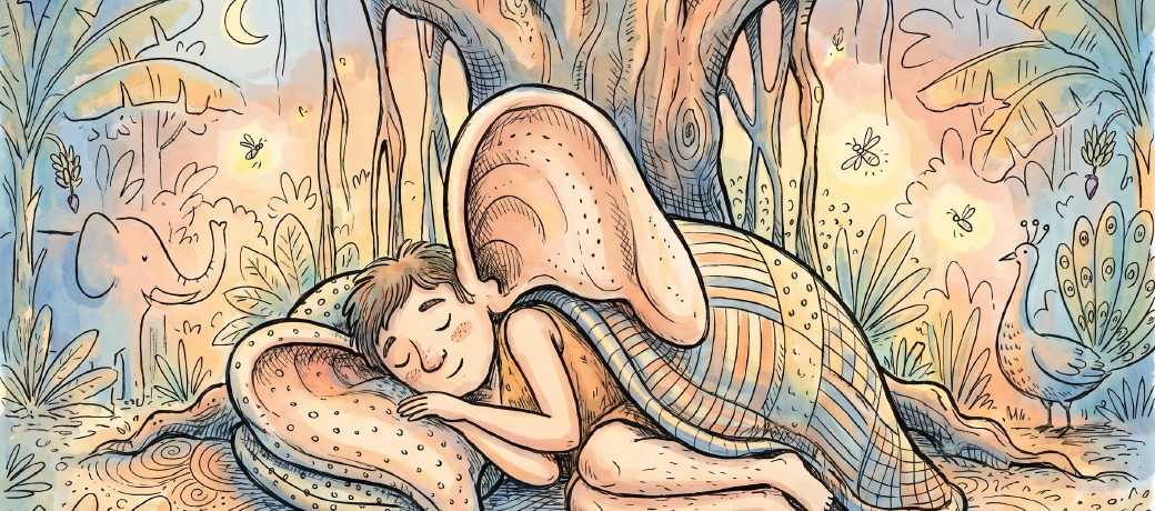 Illustration for The Story of Big Ears