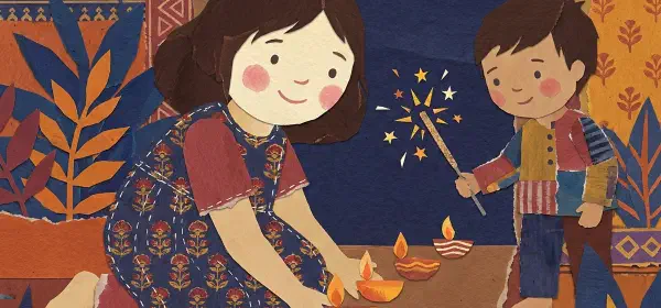 Illustration for The Story of Diwali
