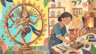 Illustration for The Story of Indian Bronzes