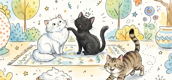 Illustration for The Three Kittens