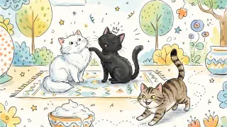Illustration for The Three Kittens