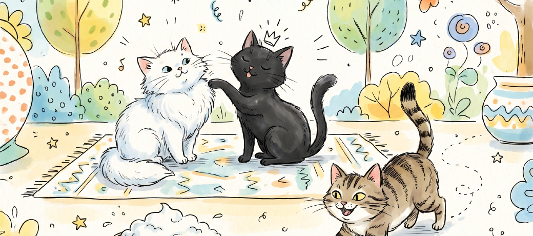 Illustration for The Three Kittens