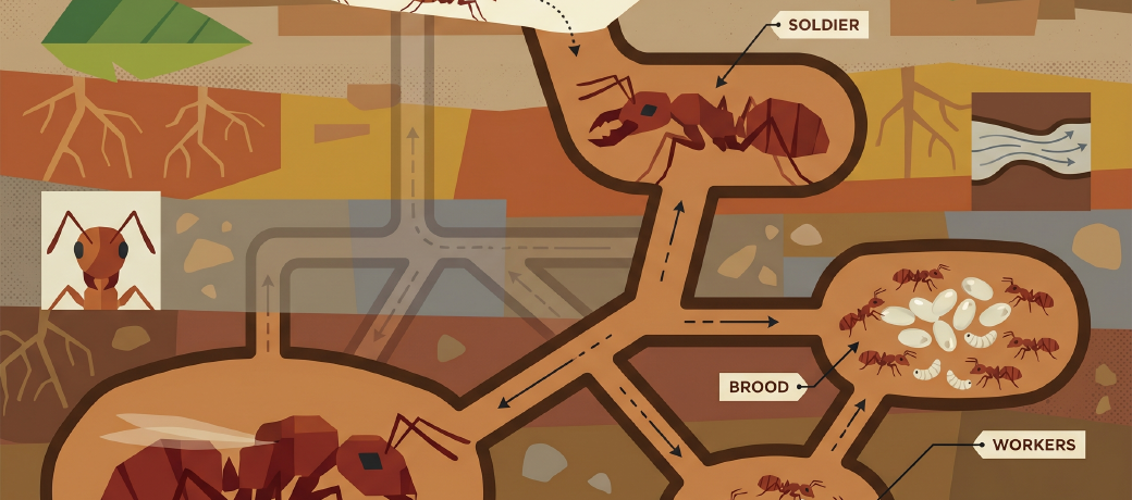 Illustration for The Tiny World of Ants