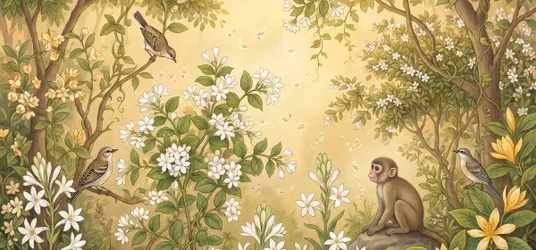 Illustration for The White Flowers