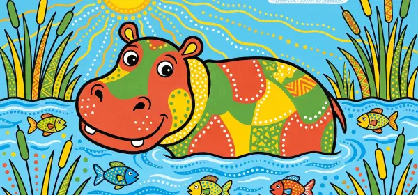 Illustration for The Whopping Hippo