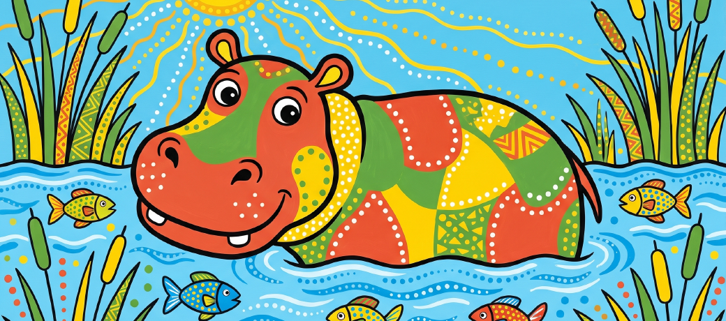 Illustration for The Whopping Hippo