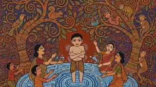 Illustration for The Wooden God