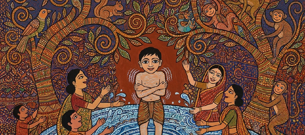 Illustration for The Wooden God