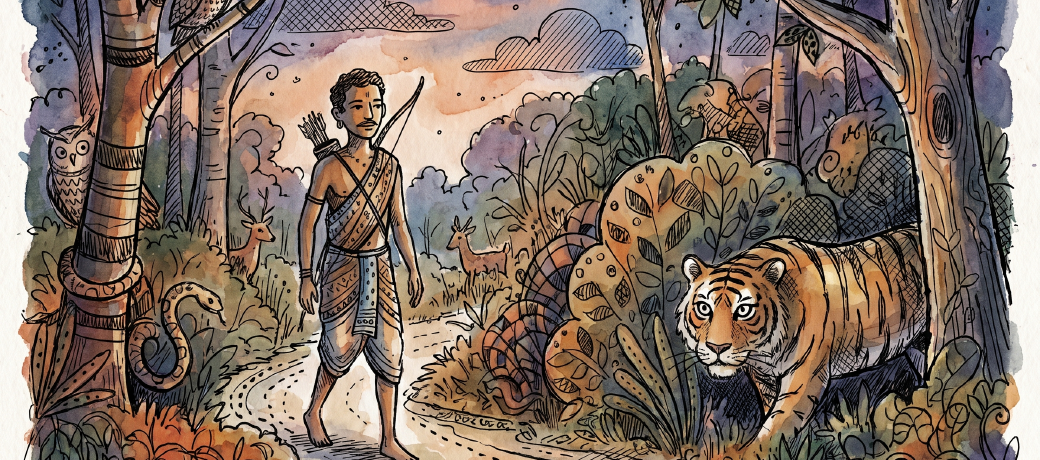 Illustration for Tiger Move