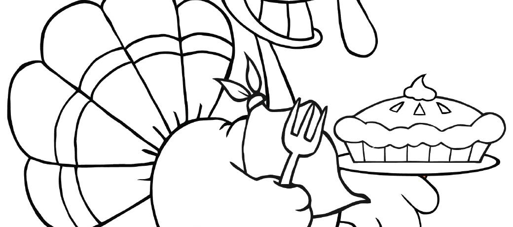 Illustration for Turkey Coloring Pages for Kids