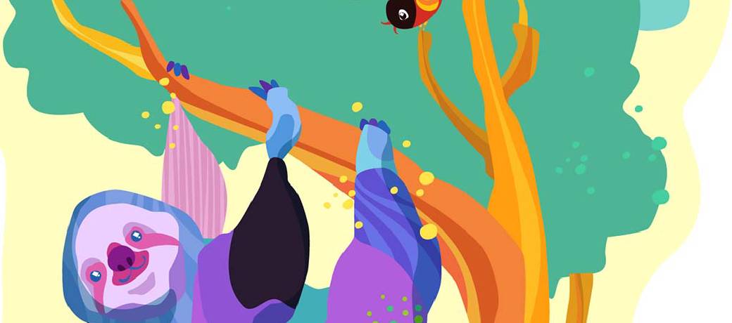 Illustration for Does a Sloth Live its Entire Life Upside Down?