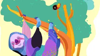 Illustration for Does a Sloth Live its Entire Life Upside Down?