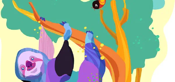 Illustration for Does a Sloth Live its Entire Life Upside Down?