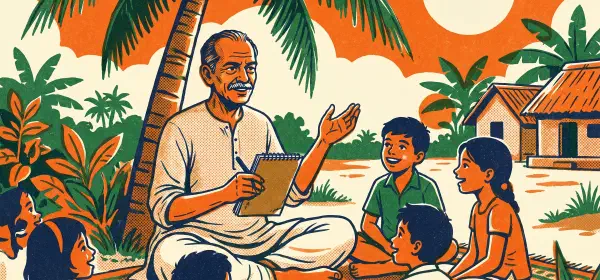 Illustration for Vaikom Mohammed Basheer