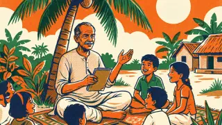 Illustration for Vaikom Mohammed Basheer