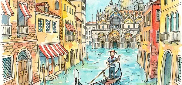 Illustration for Venice is Sinking