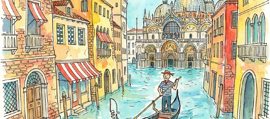 Illustration for Venice is Sinking