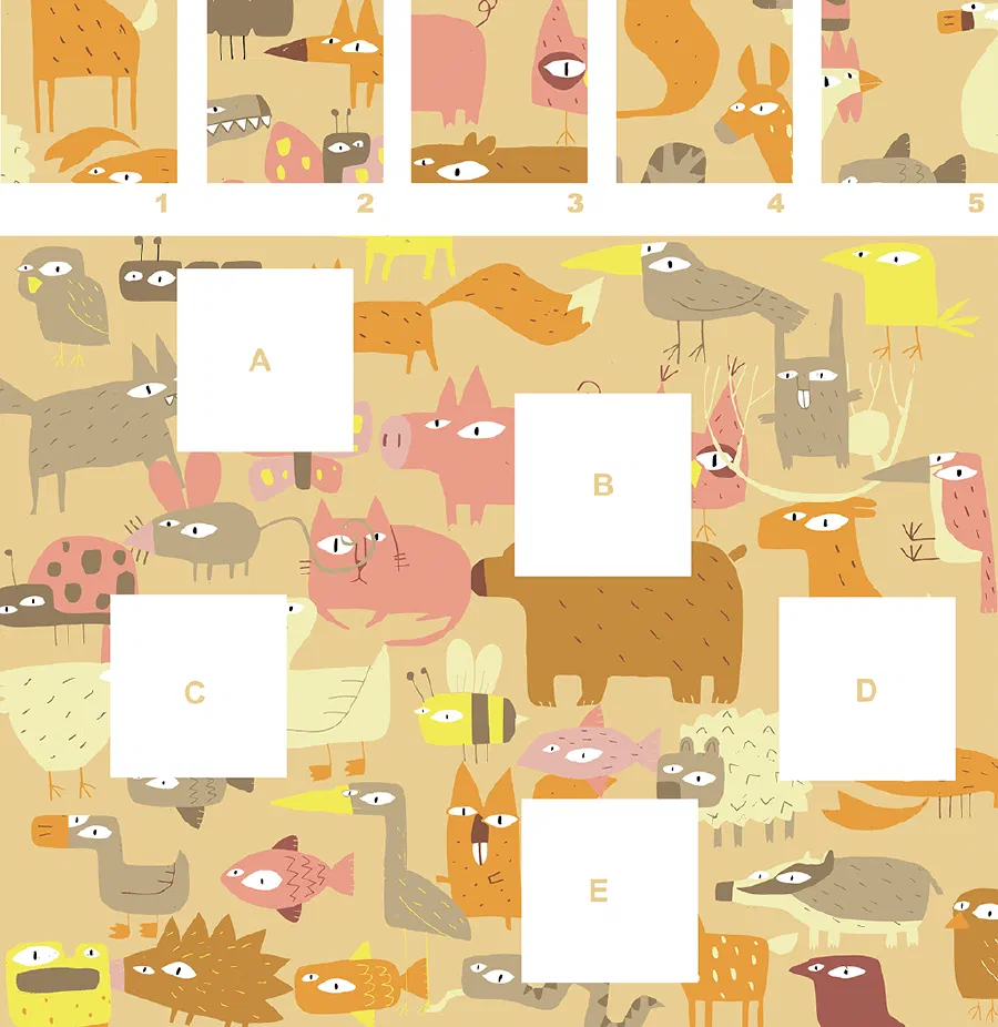 Illustration for Birds & Animals – A Visual Matching Puzzle