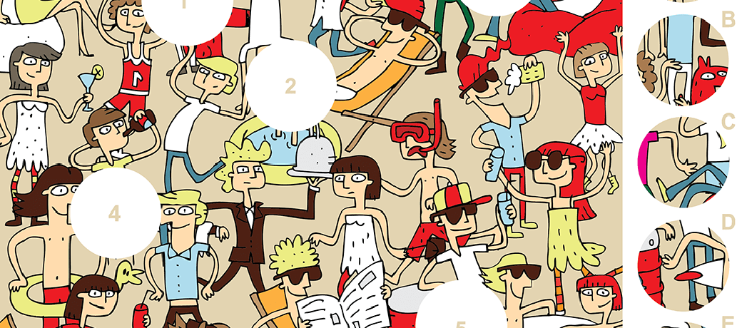 Illustration for Party – A Visual Matching Puzzle