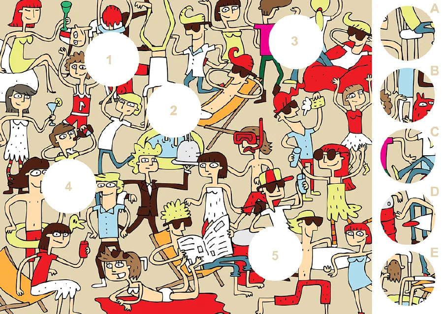 Illustration for Party – A Visual Matching Puzzle