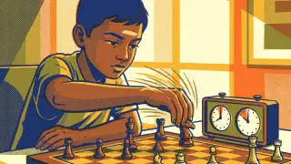 Illustration for Viswanathan Anand – The Lightning Kid