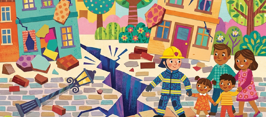 Illustration for What Happens After an Earthquake?