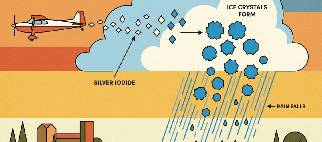 Illustration for What is Cloud Seeding?