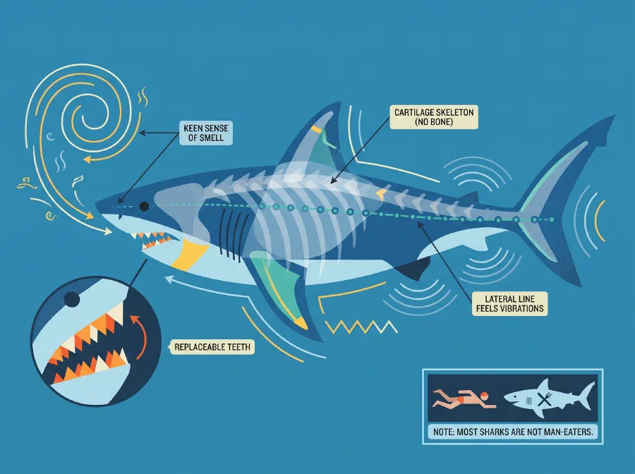 What Kind of Creatures are Sharks?