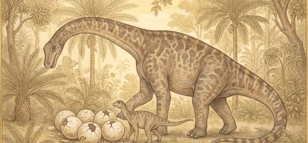 Illustration for What kind of Family Life did the Dinosaurs Have?