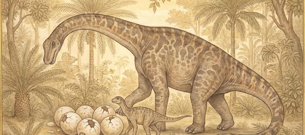 Illustration for What kind of Family Life did the Dinosaurs Have?