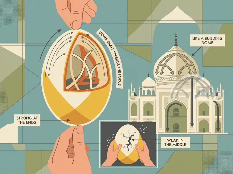 What Makes the Egg Shell so Strong?