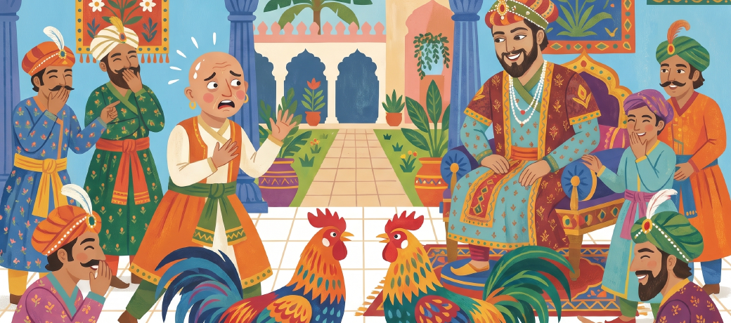 Illustration for When a Whacky King Turned Serious