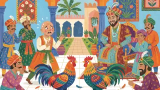 Illustration for When a Whacky King Turned Serious