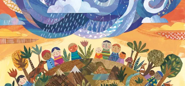 Illustration for When the Earth and Sky were Married
