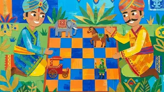 Illustration for Where Did Chess Originate?