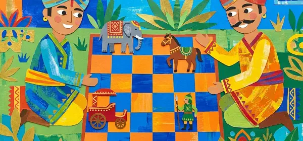 Illustration for Where Did Chess Originate?