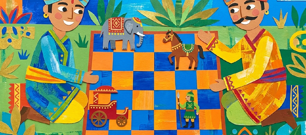 Illustration for Where Did Chess Originate?