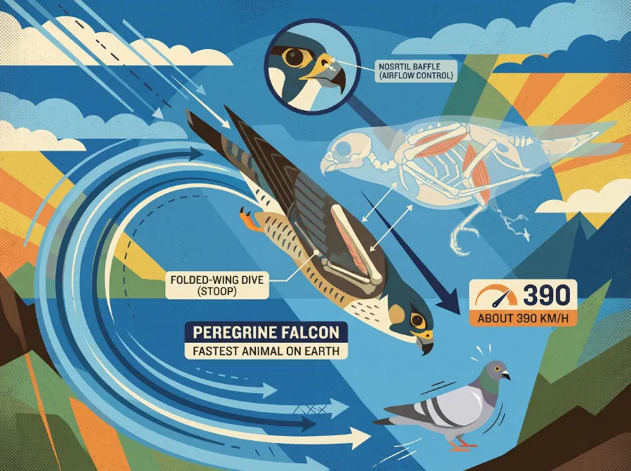 Which is the fastest animal on earth?