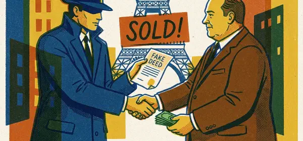 Illustration for Who Sold the Eiffel Tower Twice?