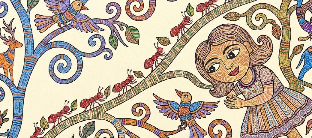 Why do Ants walk in a Line?
